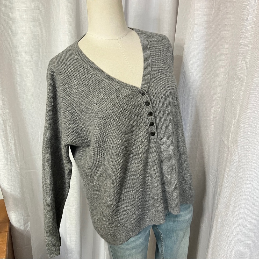 Madewell Asherton Waffle Henley Sweater